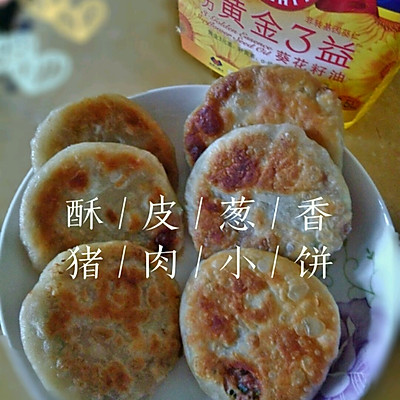 酥皮葱香猪肉小饼