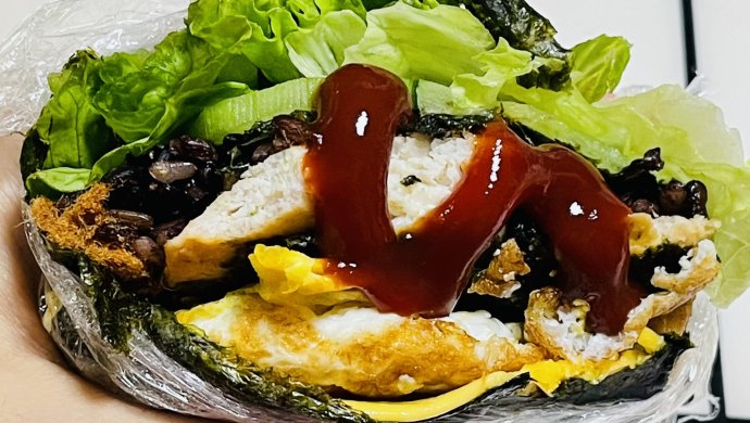 折叠海苔包饭