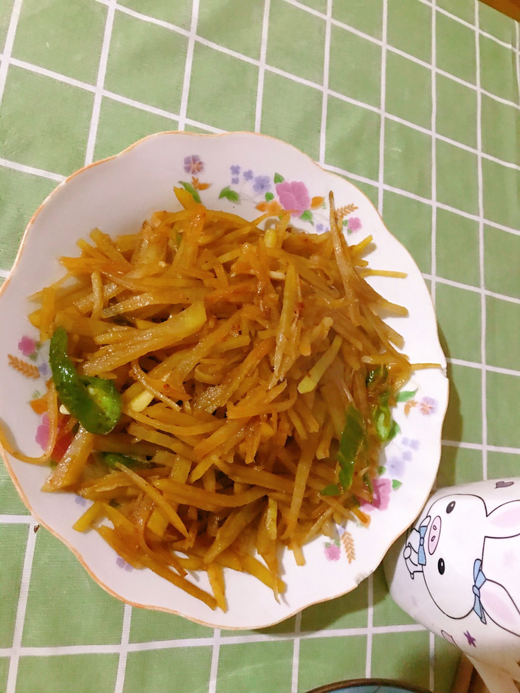 家常炒土豆丝的做法
