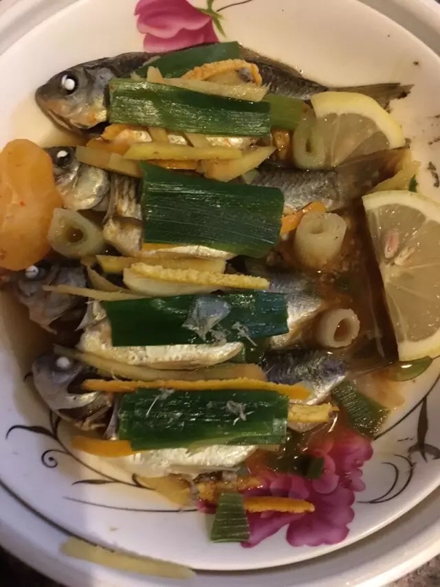 清蒸金桔鲤鱼