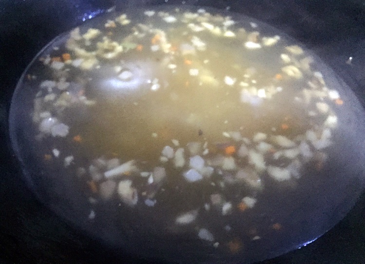 时蔬虾仁疙瘩汤的做法图解11
