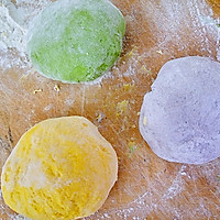 养生粮蔬彩虹发糕的做法图解5