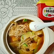 #暖冬酱在手，嗨吃部队锅#韩式大酱汤