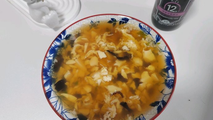 清水豆腐鸡蛋汤