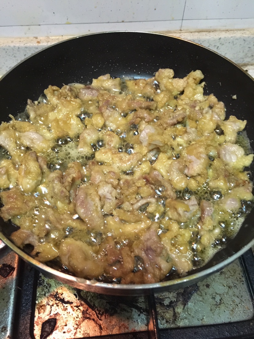土豆片过油肉的做法图解5