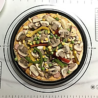 松软蘑菇披萨（二发版）的做法图解12