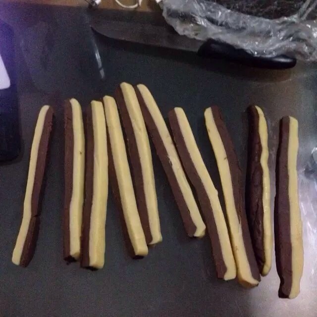 双色小棋格饼干的做法图解8