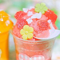 水果冰淇淋升级版 西瓜芒果绵绵冰 #在夏日饮饮作乐#的做法图解9