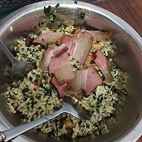 韭菜虾仁炒饭的做法图解3