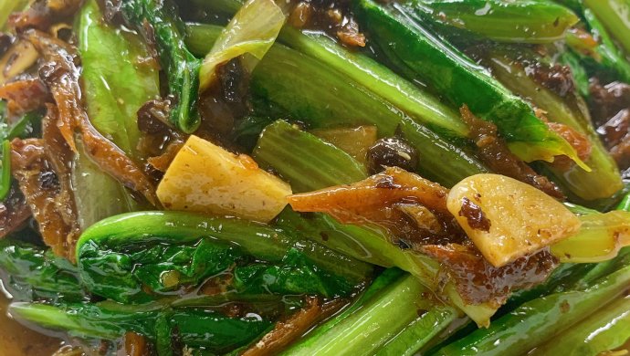 豆豉鲮鱼油麦菜