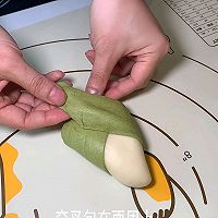 #浓情端午 粽粽有赏#粽子椰蓉面包的做法图解23