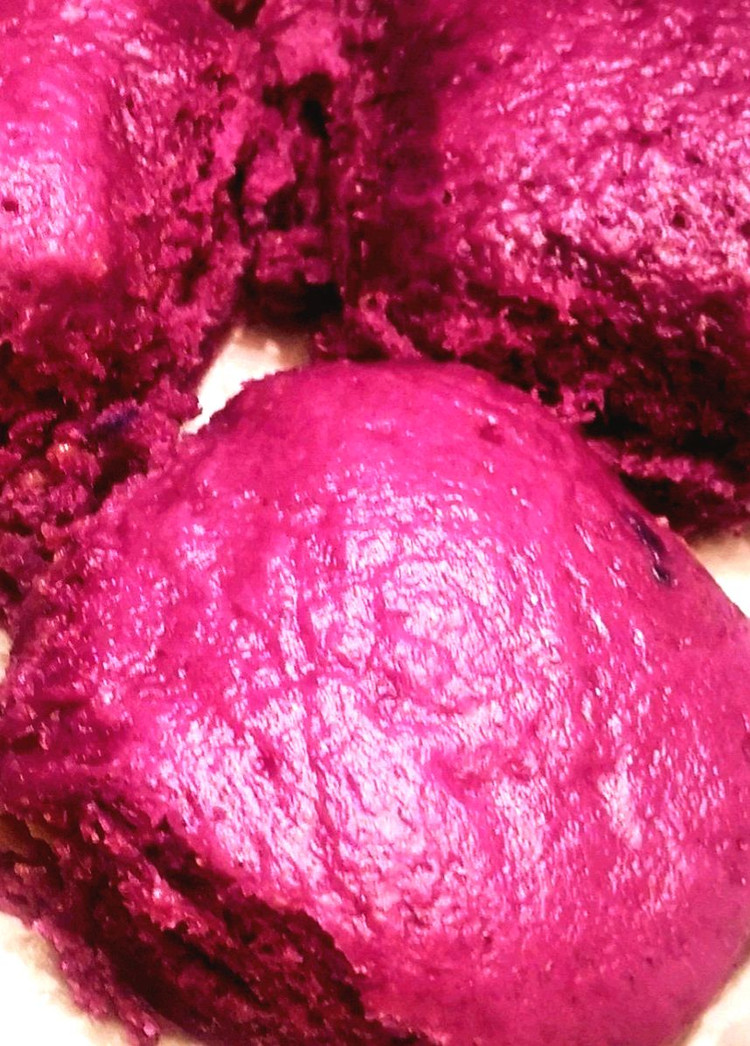 奶香紫薯芋泥馒头的做法