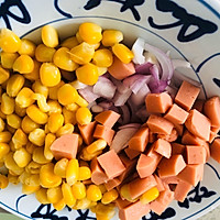 #秋天怎么吃# 沙拉玉米火腿欧包的做法图解7
