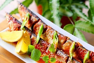 韩式辣烤秋刀鱼——最给力小菜