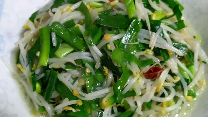 韭菜炒银牙