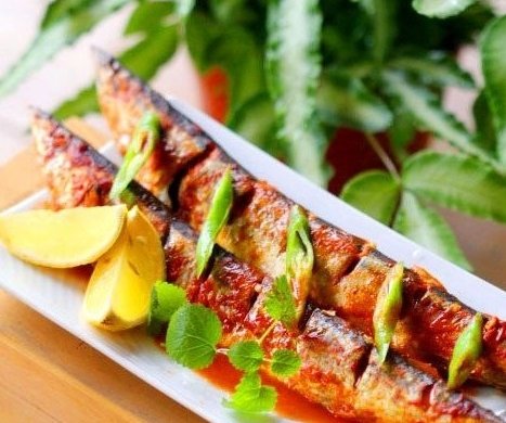 韩式辣烤秋刀鱼——最给力小菜