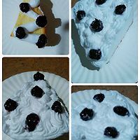 戚風蛋糕（藍莓奶油蛋糕）的做法图解8