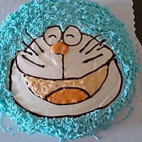 哆啦A梦生日蛋糕的做法图解6