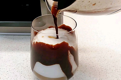 自制巧克力拿铁咖啡