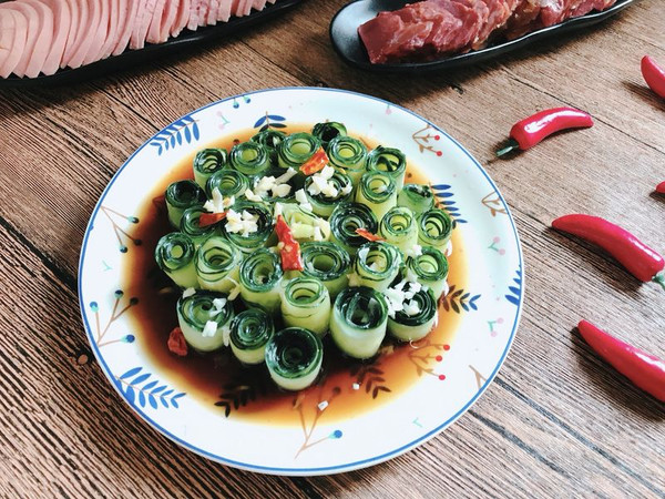 夏日开胃凉菜-响油黄瓜 简单易做快手菜