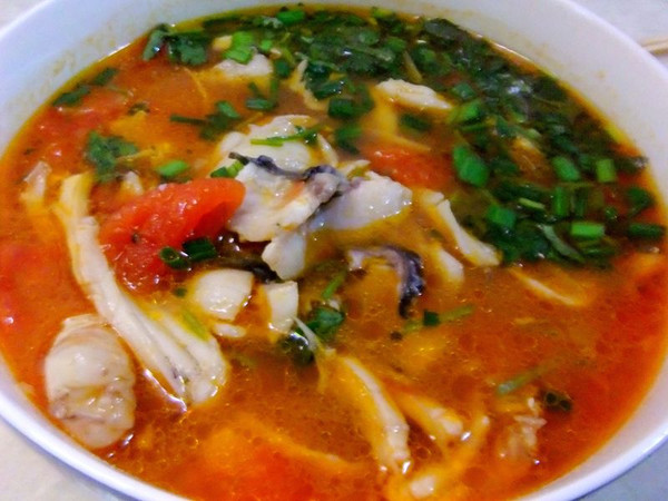 西红柿鱼片汤
