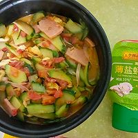 #李锦记X豆果 夏日轻食美味榜#健康美味西红柿鸡蛋面的做法图解11