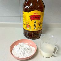 #菜油就选外婆乡，新鲜开榨抢先尝#红豆糯米饼的做法图解1