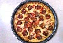 香肠&水果披萨的做法