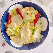 #金龙鱼橄调-橄想橄做#干豆腐炖白菜