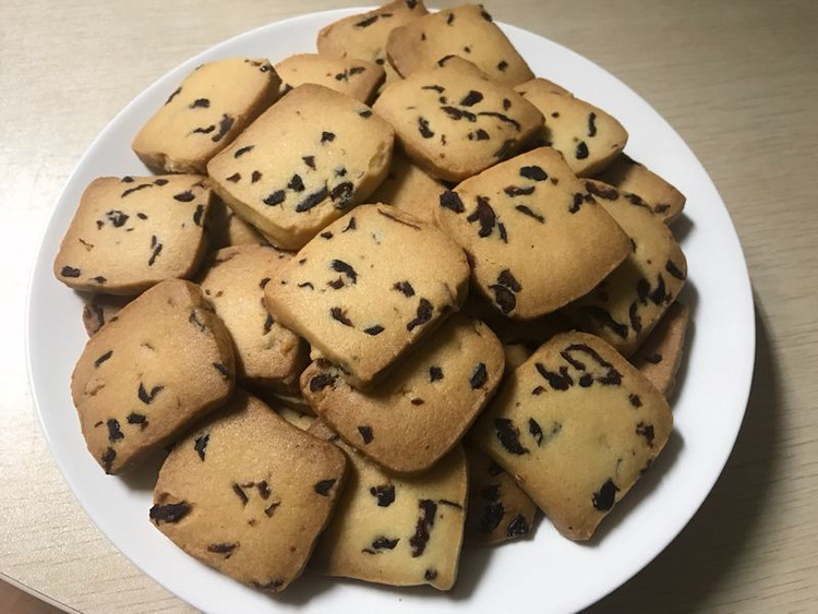 蔓越莓饼干（大份）的做法