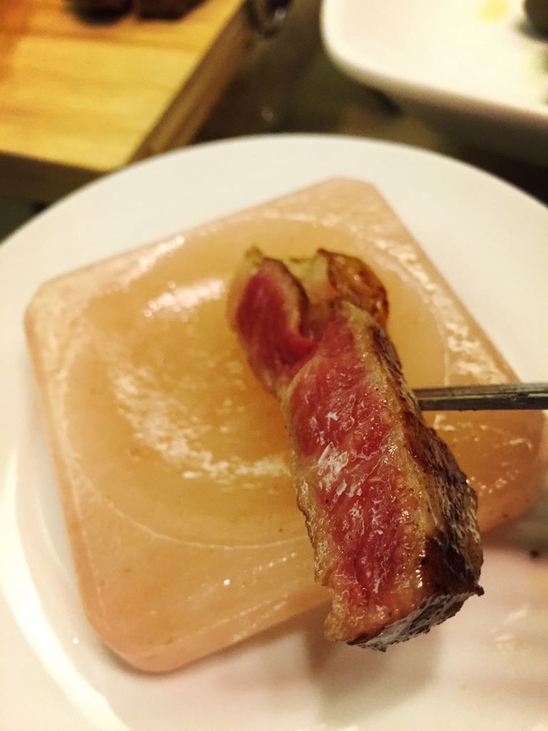 原汁原味的肉眼扒