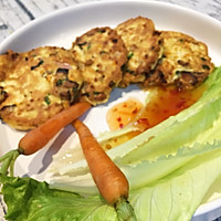 什锦蔬菜豆腐饼——素食也很香的做法图解10