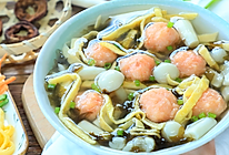 紫菜虾滑汤的做法