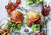 #精品菜谱挑战赛#奥尔良烤鸡腿堡的做法