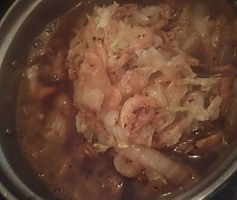 虾米炒白菜的做法