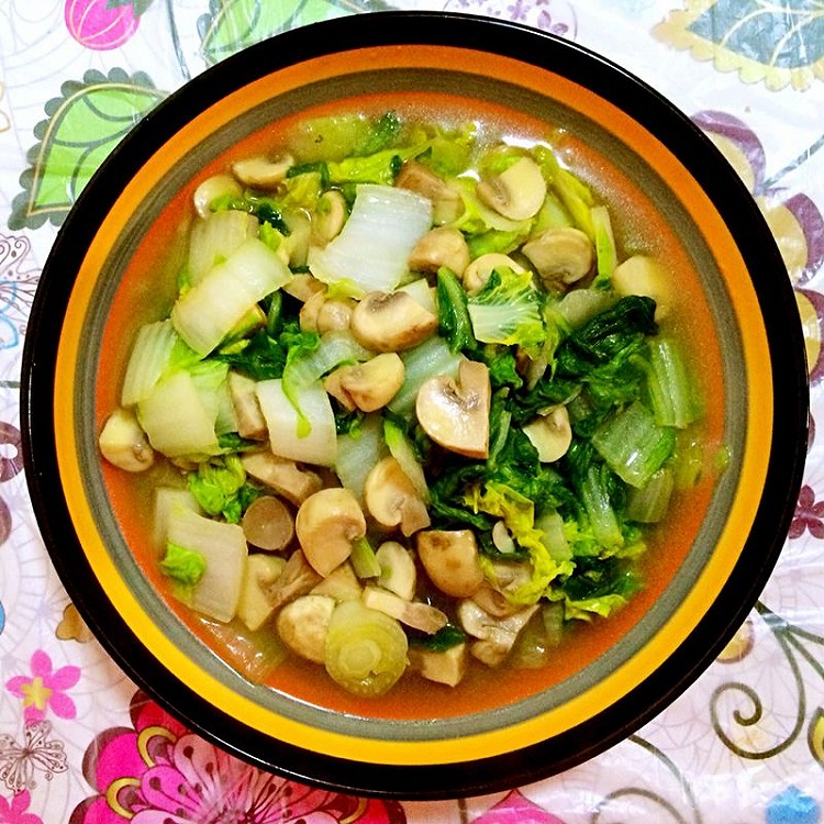 蚝油蘑菇炖菜|养老公不重样的做法