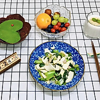 #换着花样吃早餐#青菜肉片笋炒年糕（青菜炒年糕）的做法图解8