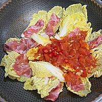番茄肥牛娃娃菜的做法图解2