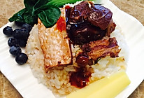 蓝莓黄油饭的做法