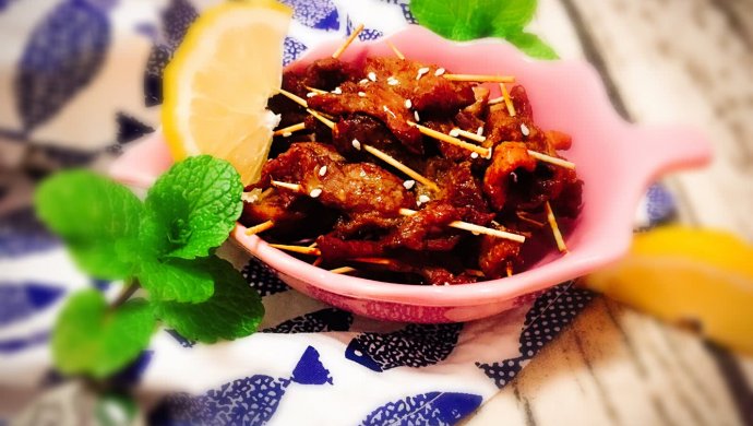 孜然牙签肉