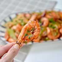 家庭版鲜虾干锅的做法图解13