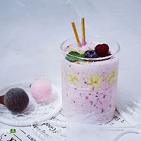 双莓思慕雪（蓝莓树莓）的做法图解7