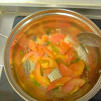 简单美味的蔬菜饼@西红柿紫菜蛋汤的做法图解5