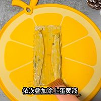 #巨下饭的家常菜#芝士火腿酥，手抓饼的花样吃法的做法图解5