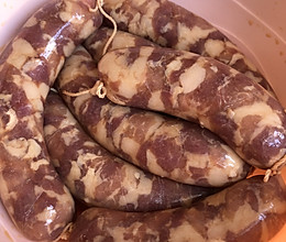 自制简易版腊肠的做法