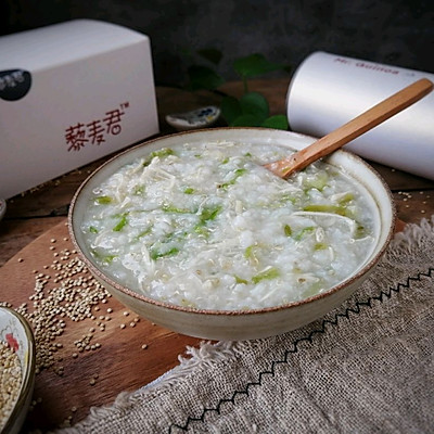 鸡丝藜麦粥-看似平淡无奇，实则鲜美无比