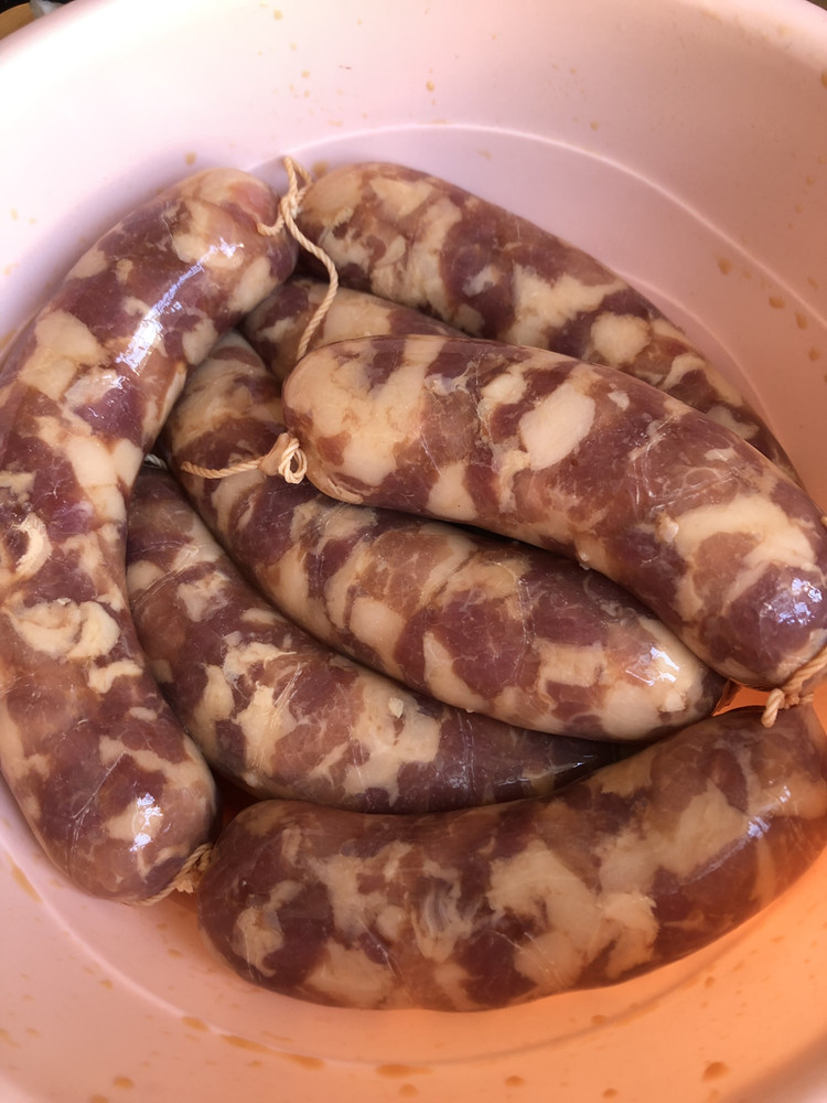 自制简易版腊肠的做法