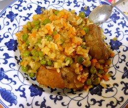 宝宝辅食之时蔬排骨焖饭的做法
