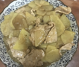 土豆肉片的做法