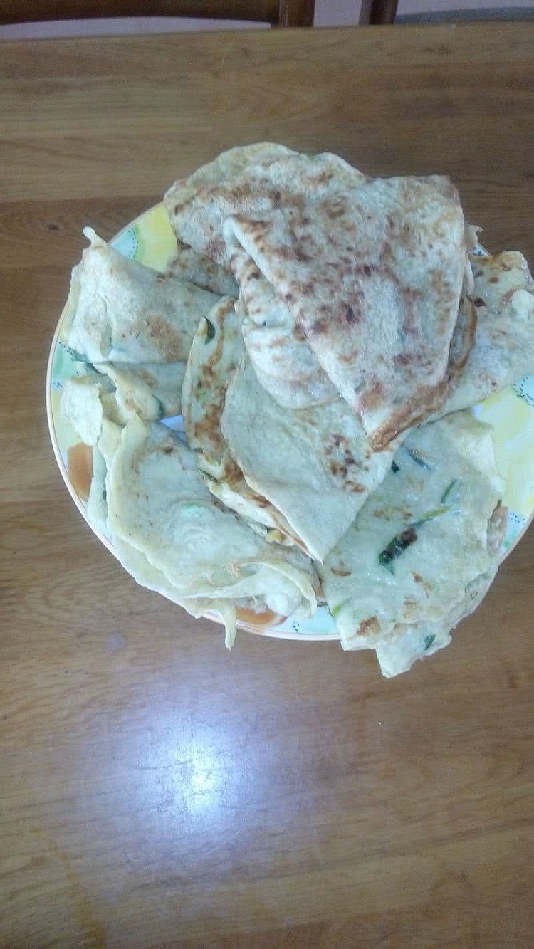 西葫芦踏子电饼铛的做法